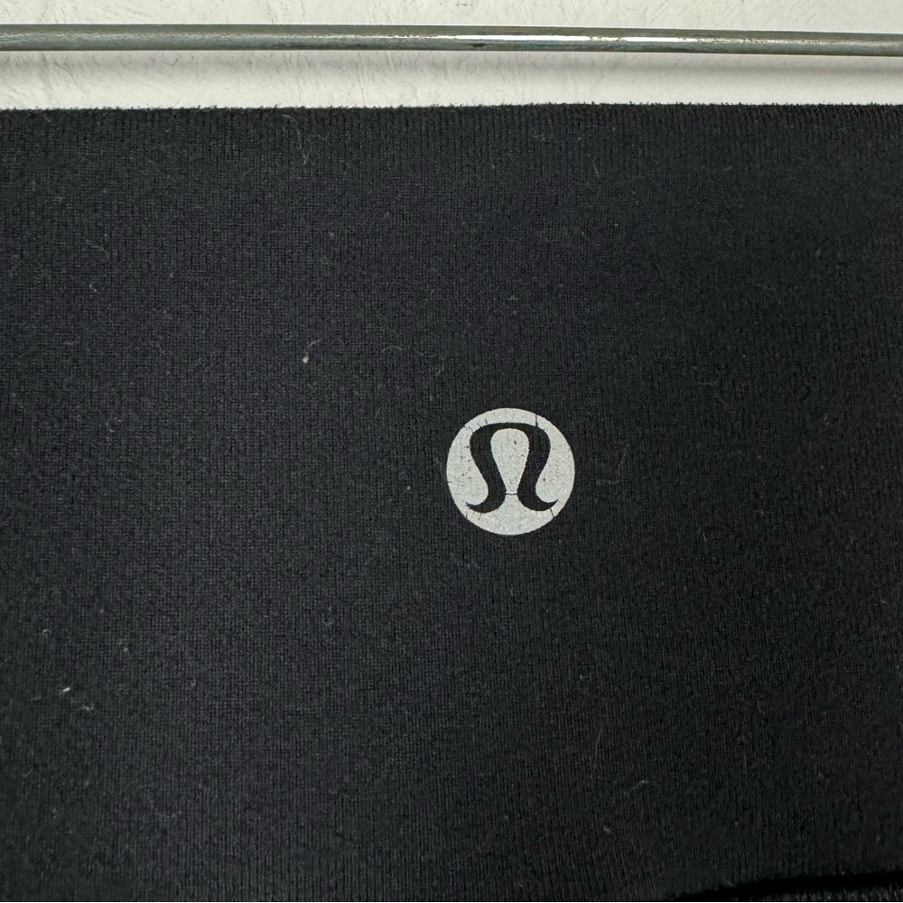 Lululemon Leggings‎ Wunder Under Crop Solid Black Classic Workout Yoga Knit - Picture 7 of 8